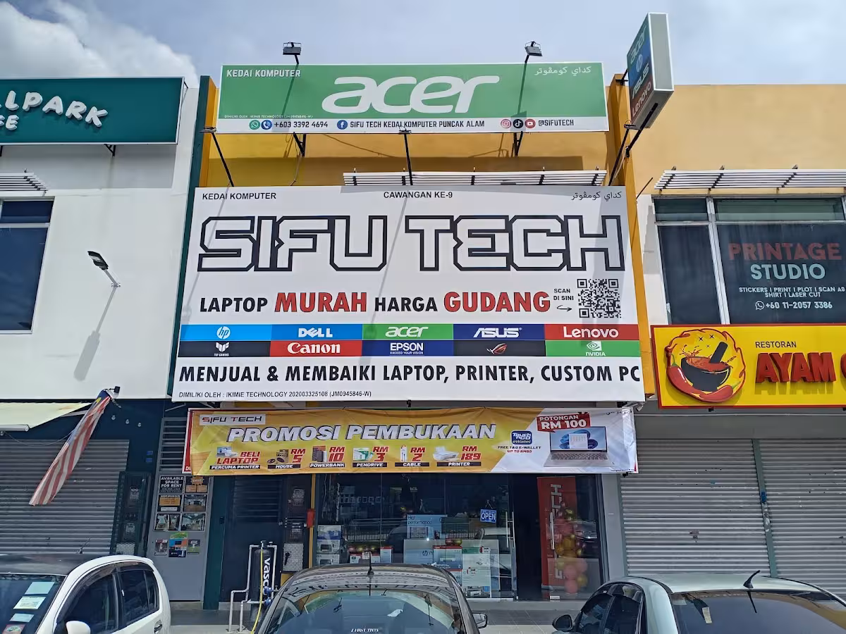 Gambar Kedai Komputer HillPark Puncak Alam Sifu Tech