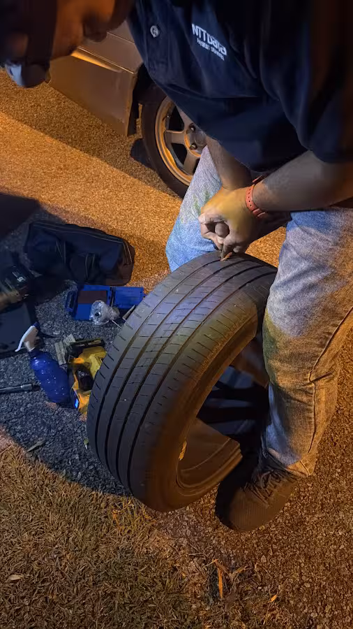 Gambar Servis Tayar Pancit Bergerak Selangor